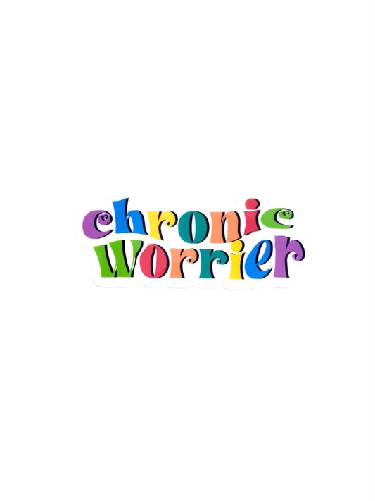 Zombie Mama Press - CHRONIC WORRIER STICKER