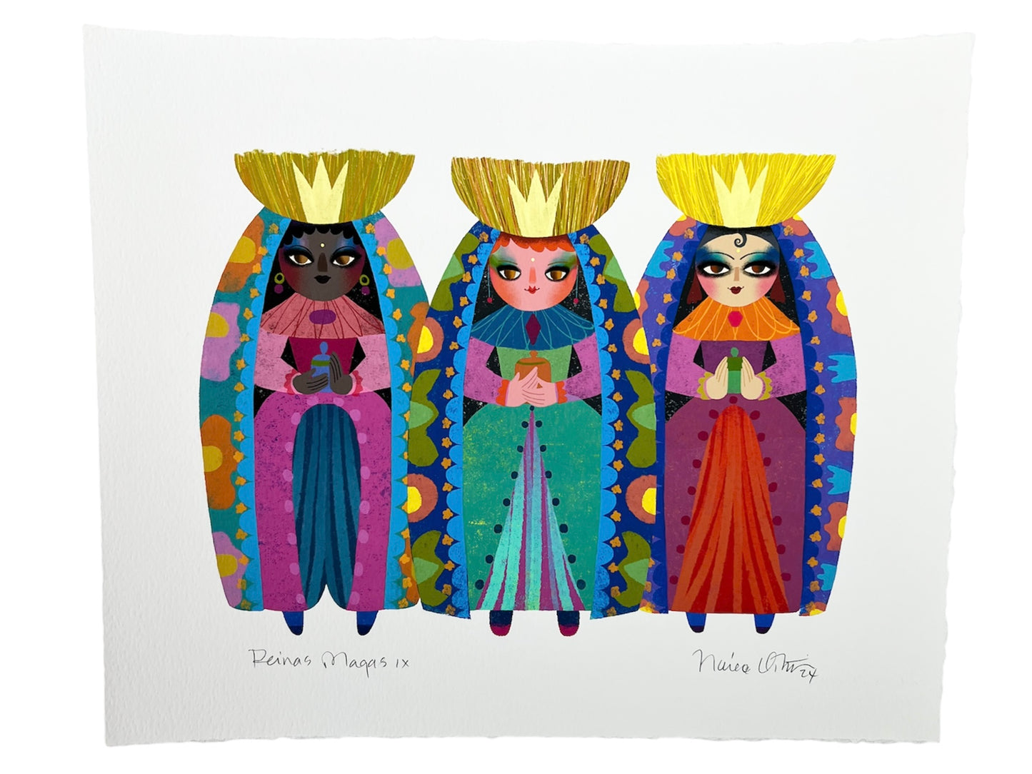 Nivea Ortíz- "REINAS MAGAS 2024" GICLEE ART PRINT