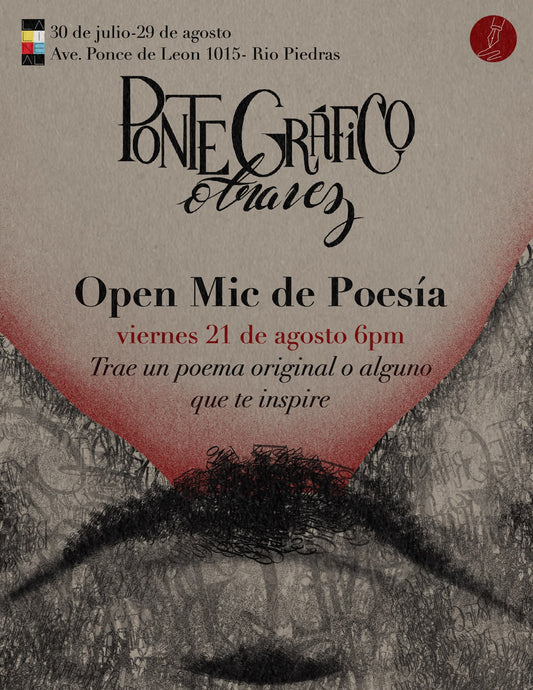 EXPERIENCIA CREATIVA - OPEN MIC DE POESÍA