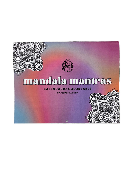Alas Mandalas - CALENDARIO COLOREABLE DE ARTE TERAPIA