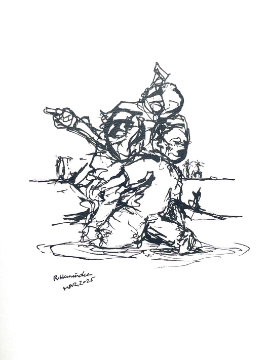 Rafael Hernández - OBRA ORIGINAL "ISLAS INCONSCIENTES" #48