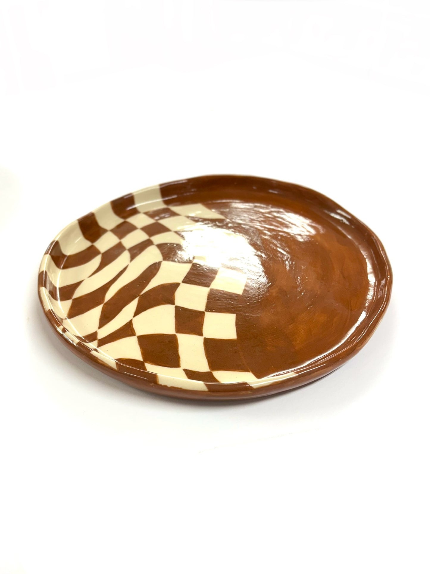 Fika Ceramics - PLATO "CHECKERS" / 2 COLORES DISPONIBLES