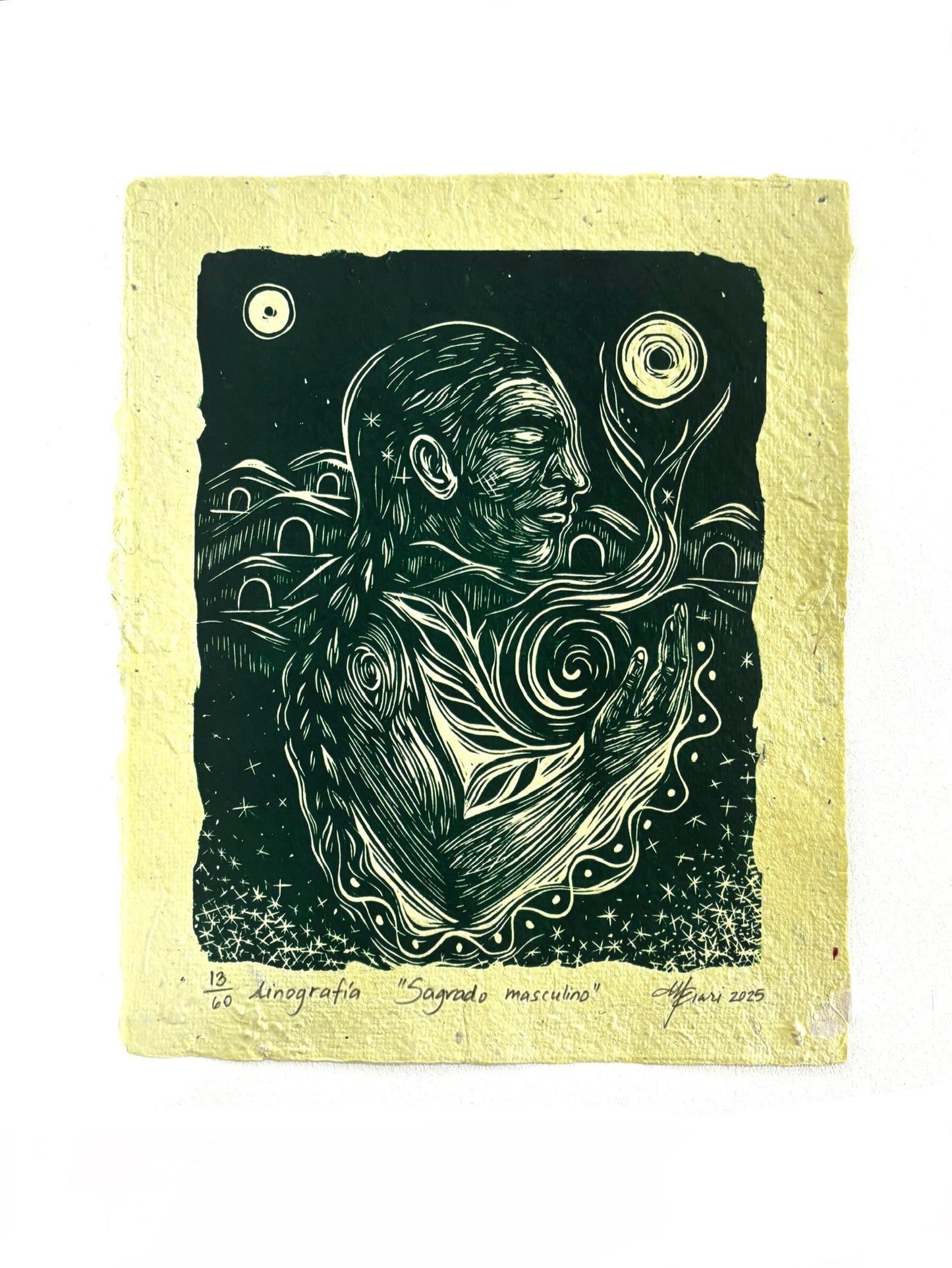 Merari Montalvo - GRABADO "SAGRADO MASCULINO"