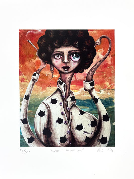 Agua Viva - ART PRINT 11"X14" "DON'T TOUCH ME"