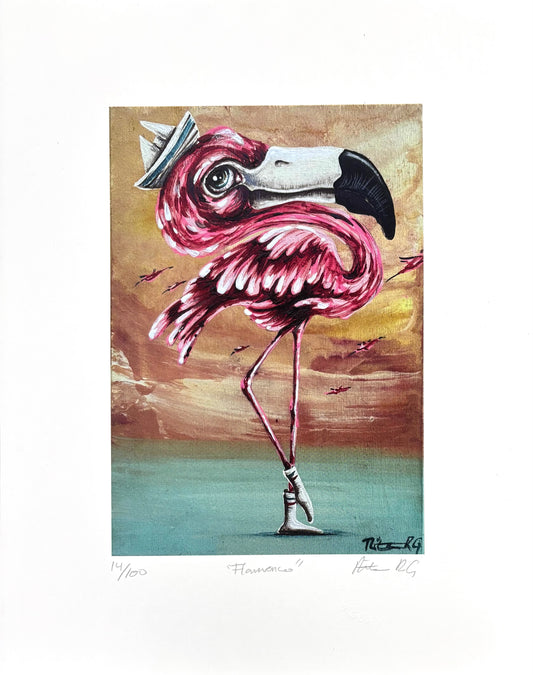 Agua Viva - ART PRINT 11"X14" / FLAMENCO