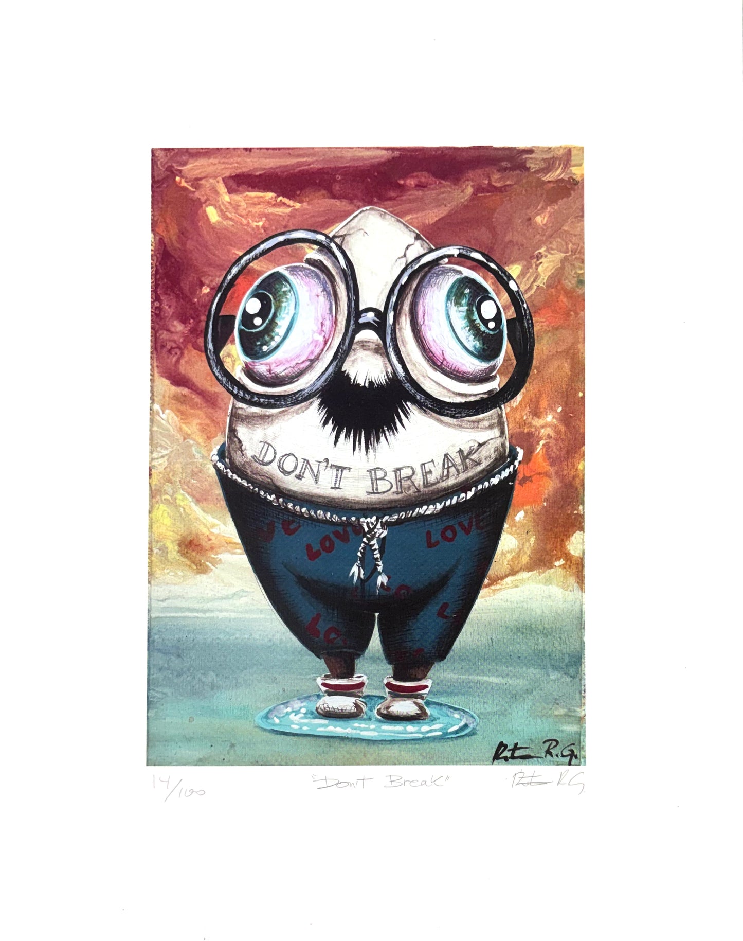 Agua Viva - ART PRINT 11"X14" / DON'T BREAK
