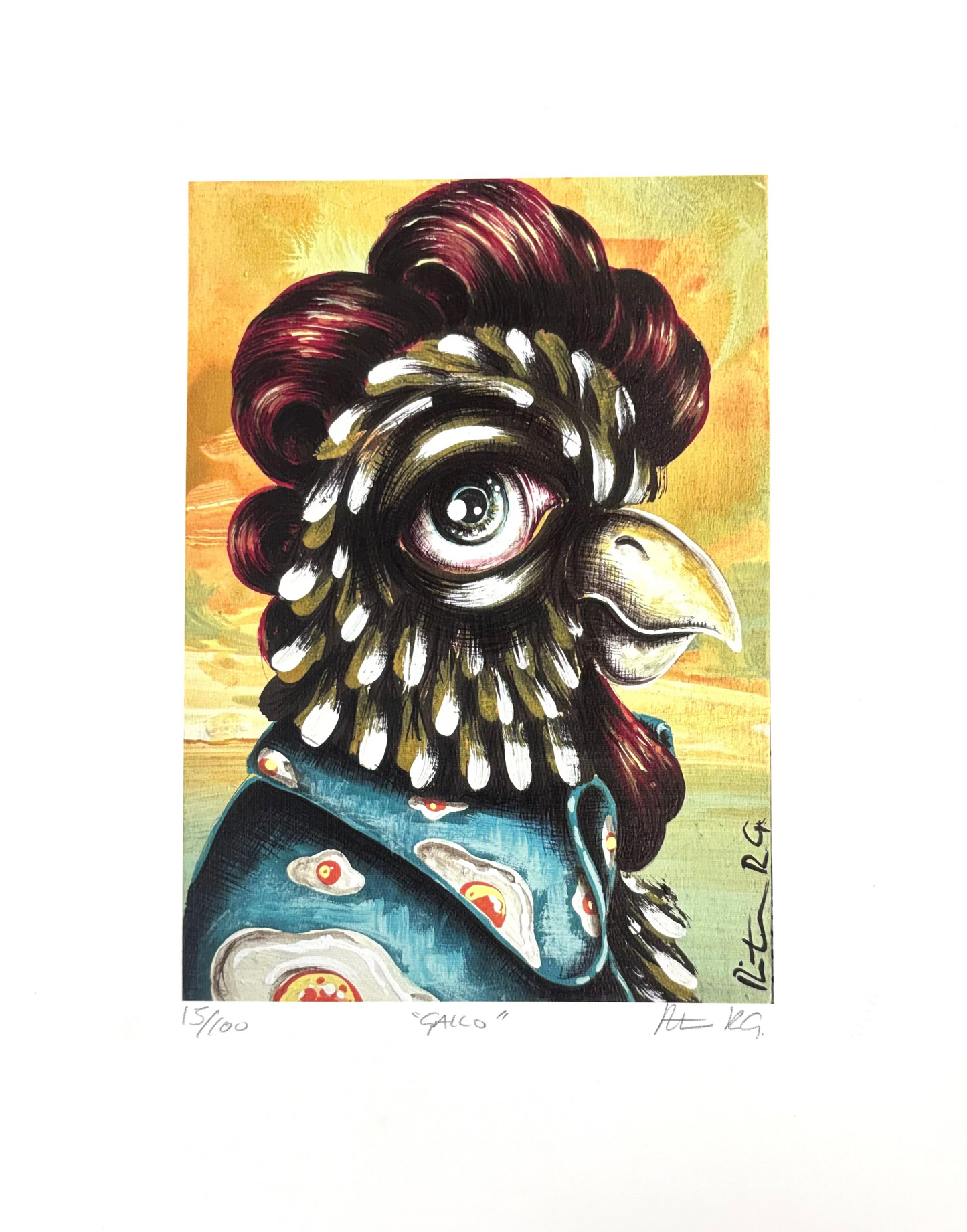 Agua Viva - ART PRINT 11"X14" / GALLO