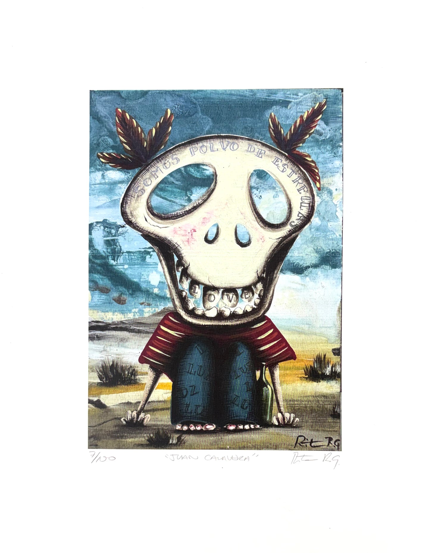 Agua Viva - ART PRINT 11"X14" / JUAN CALAVERA