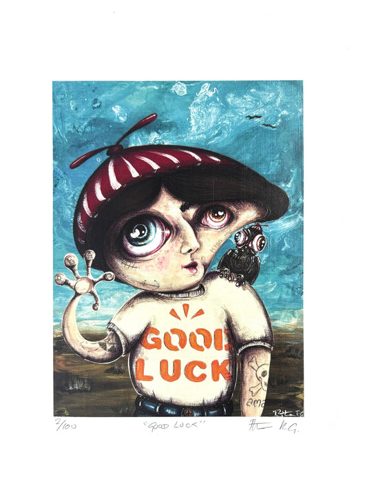 Agua Viva - ART PRINT 11"X14" / GOOD LUCK