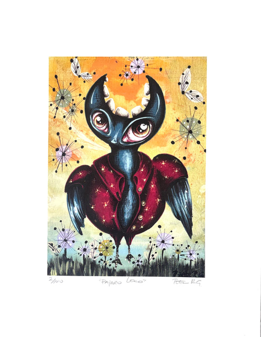 Agua Viva - ART PRINT 11"X14" / PAJARO LOCO