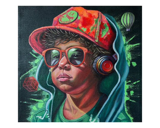 Rob Prieto - ART PRINT ENMARCADO / "CURIOSIDAD"