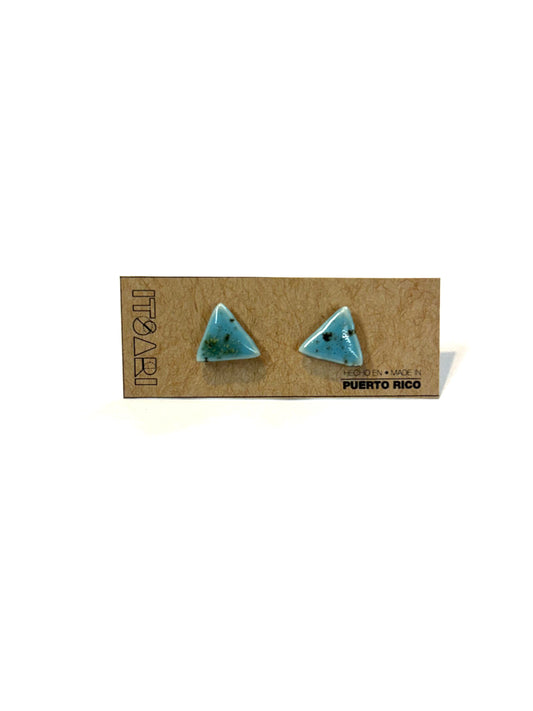 Itsari - STUDS TRIANGULO / TURQUESA