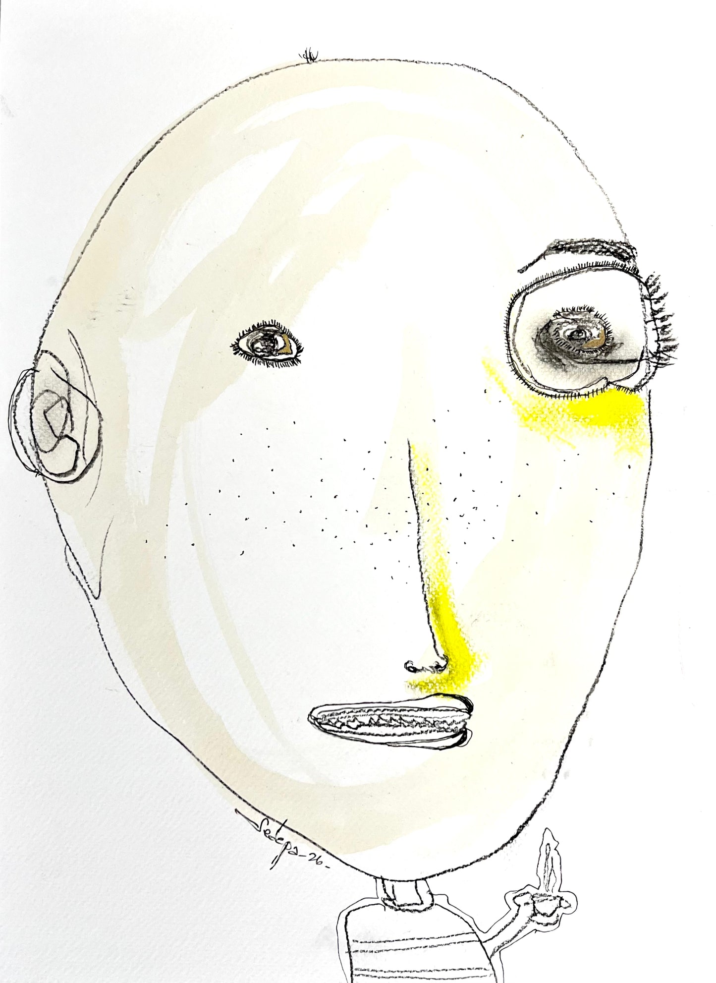 Sergio Dávila Parada - OBRA ORIGINAL "CABEZA II"