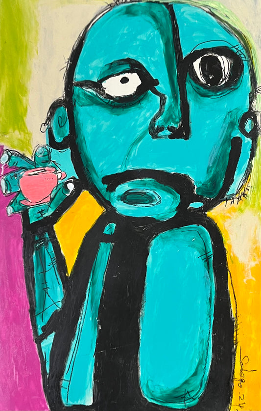 Sergio Dávila Parada - OBRA ORIGINAL "MORNING COFFEE"