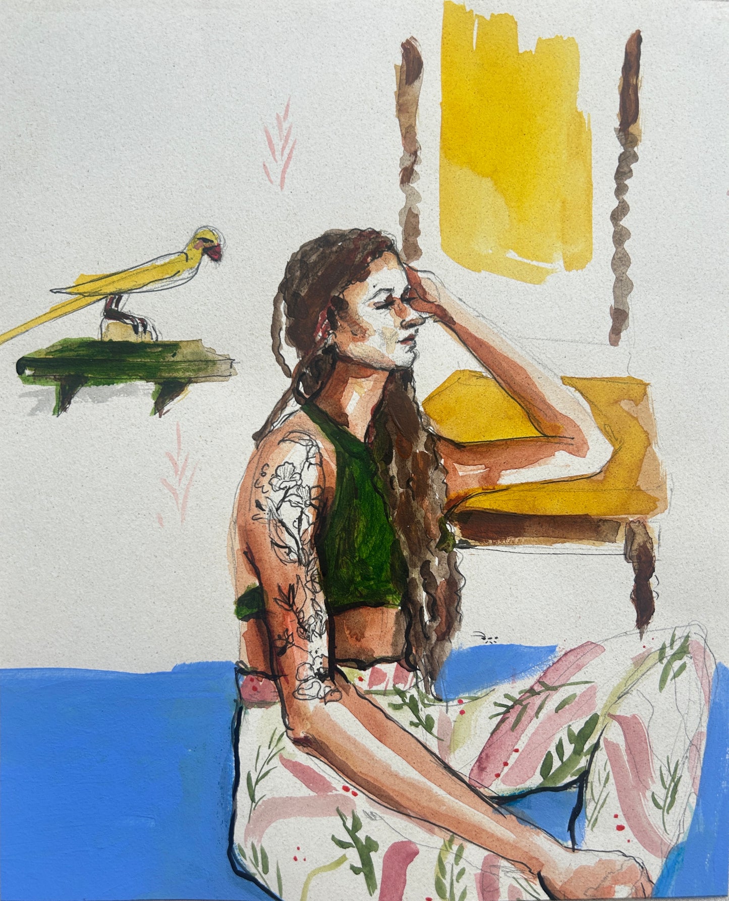 Holmiga - DIBUJO / RETRATO - PENSANDO