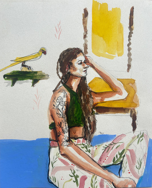 Holmiga - DIBUJO / RETRATO - PENSANDO