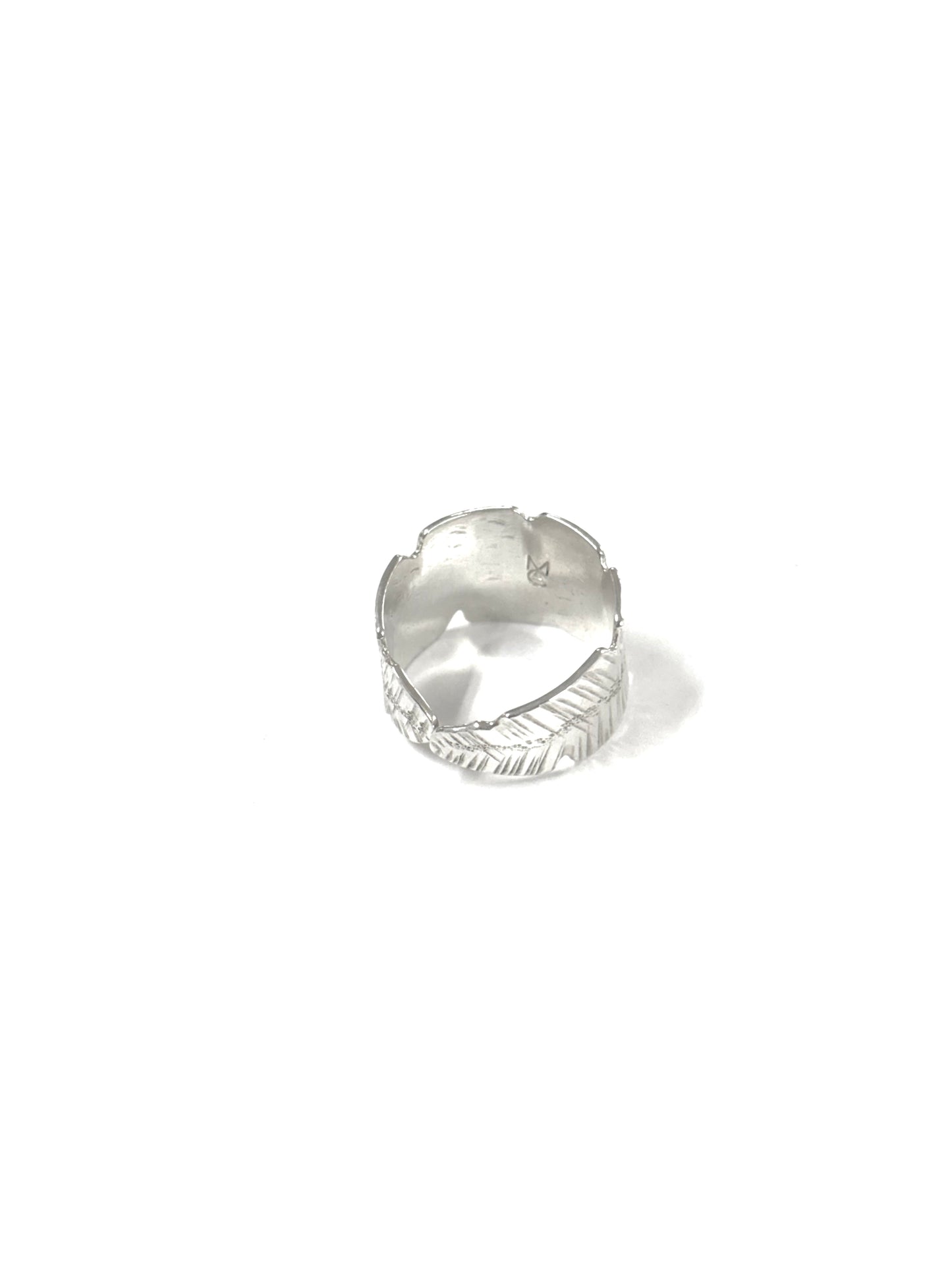 Maribelle Campa - ANILLO "HOJA DE PLATANO" / PLATA