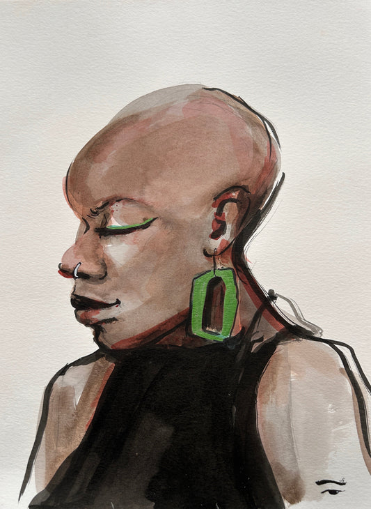 Holmiga - DIBUJO ENMARCADO / RETRATO - ROUA