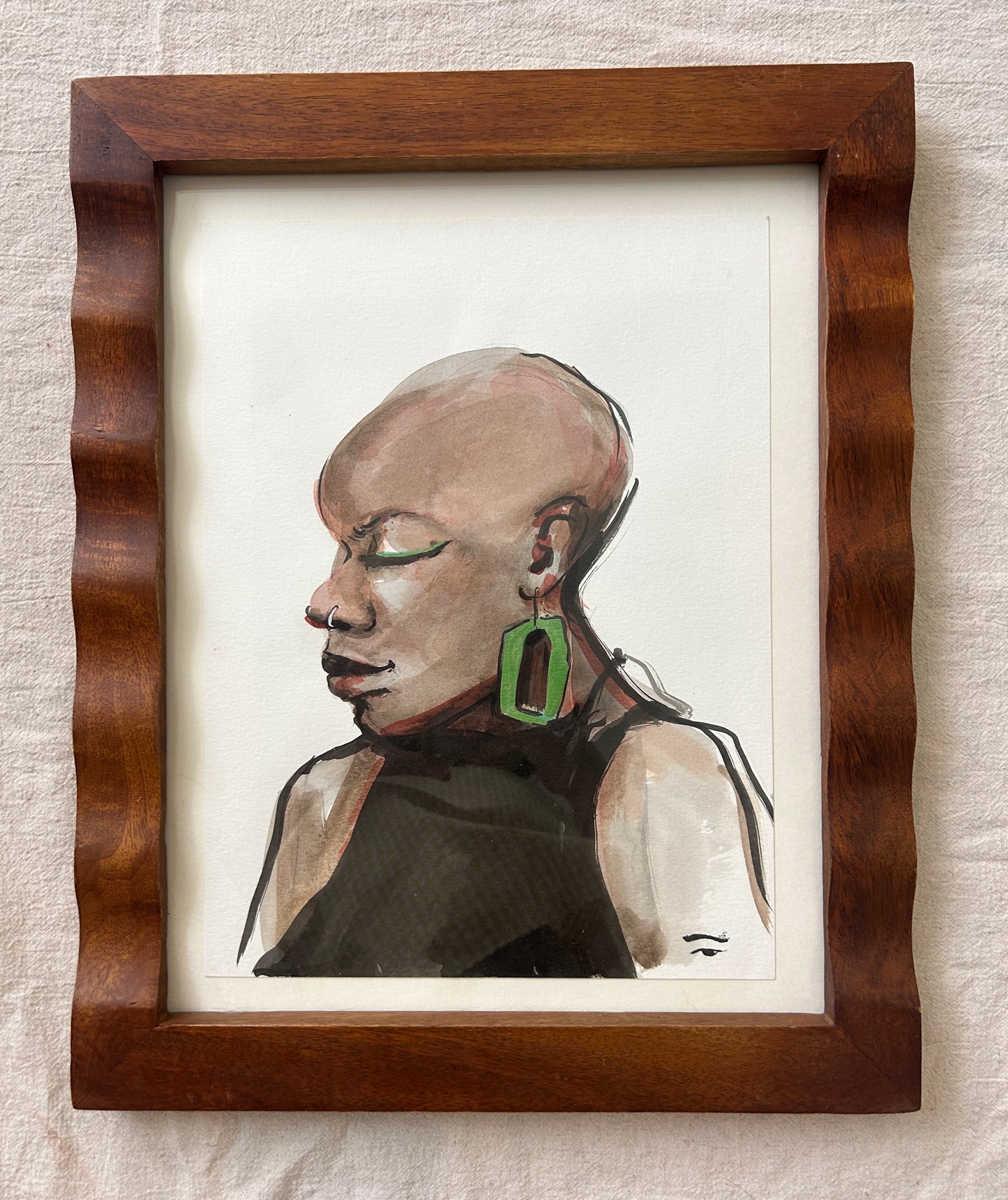 Holmiga - DIBUJO ENMARCADO / RETRATO - ROUA