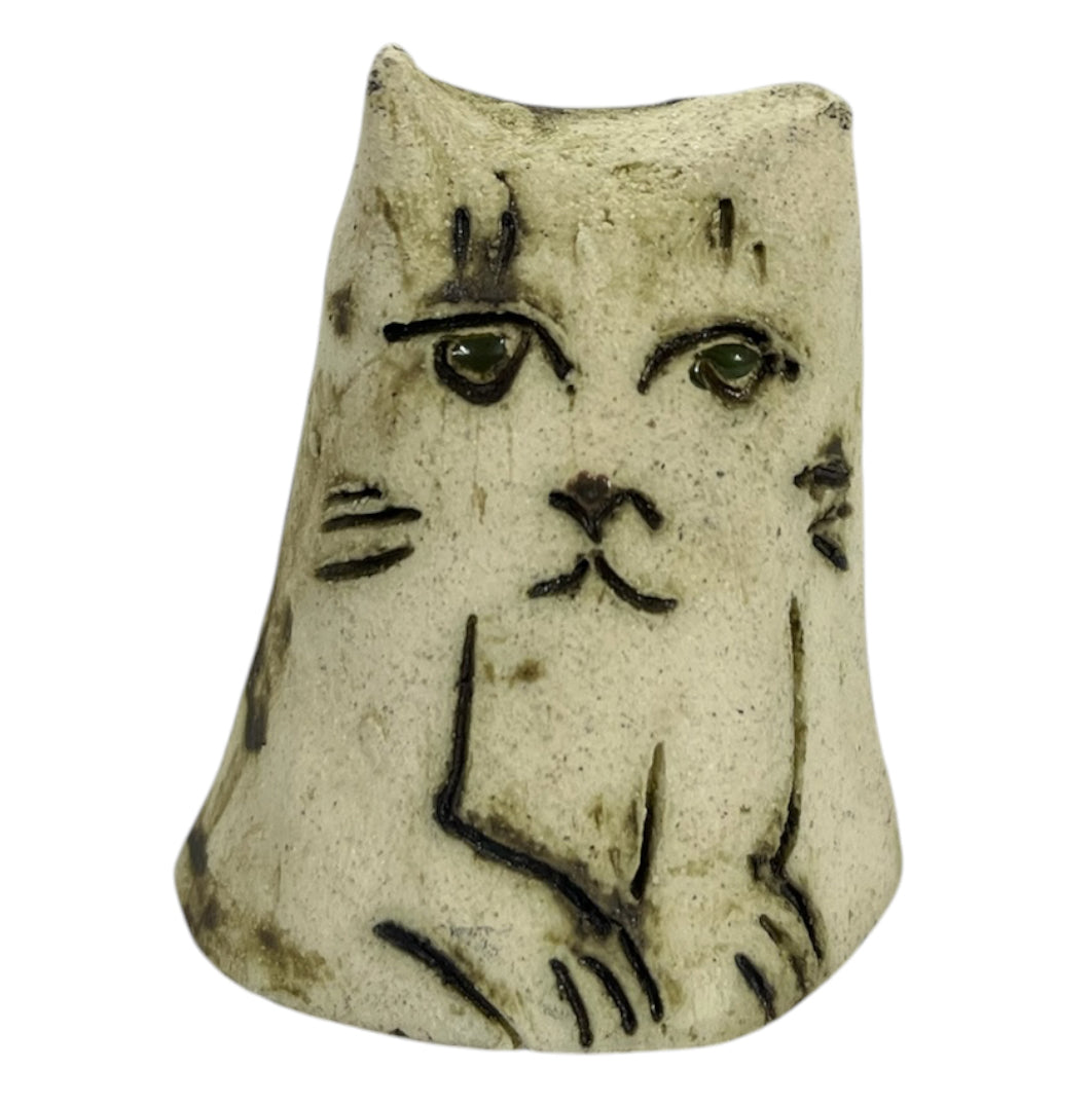 Taller Al Alimón - ESCULTURA / GATITO SERIO