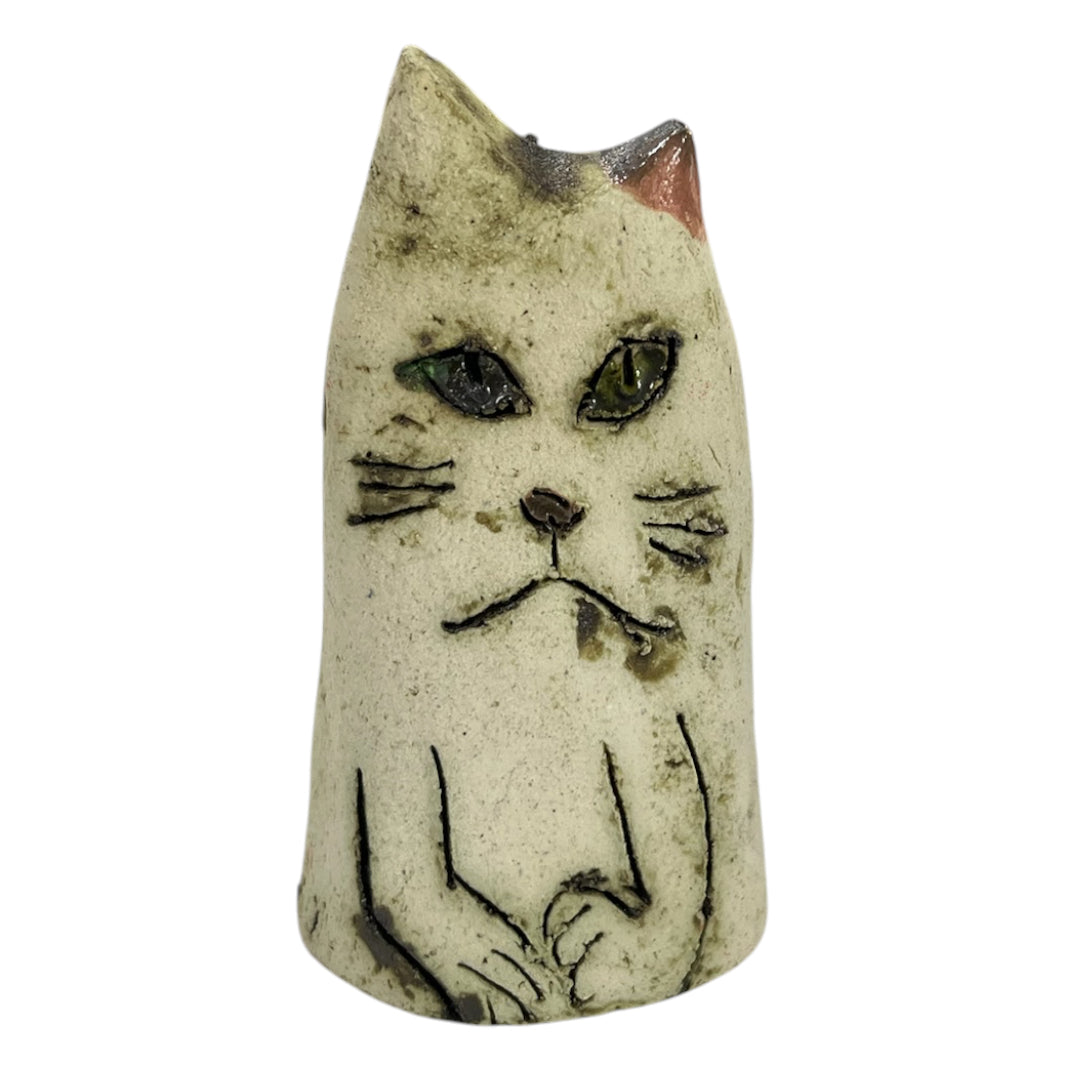 Taller Al Alimón - ESCULTURA / GATITO INTRIGADO