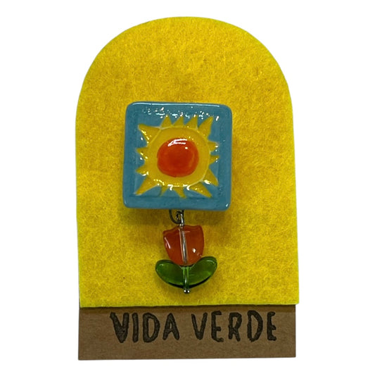 Vida Verde - PRENDEDOR BOTÓN / FLOR