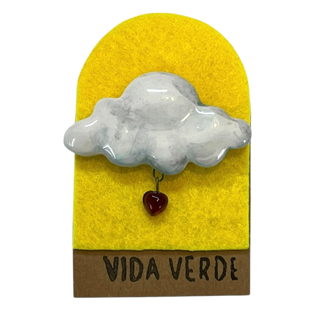 Vida Verde - PRENDEDOR BOTÓN / ALITA EN NUBE