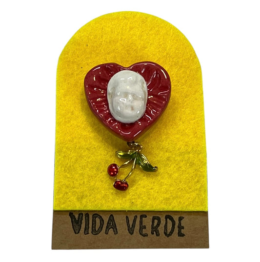 Vida Verde - PRENDEDOR BOTÓN / CORAZÓN
