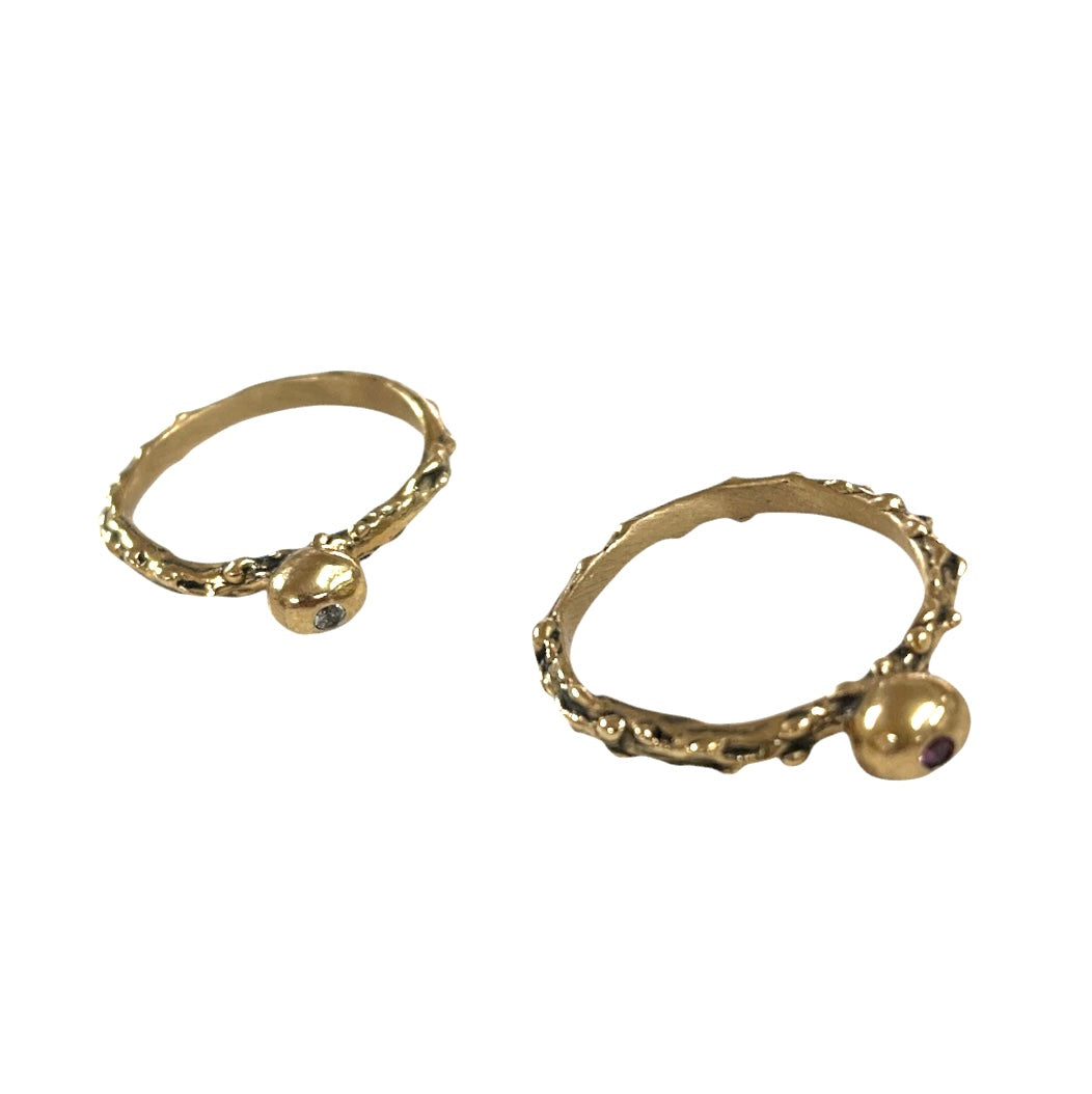 Roque Designs - SORTIJA "AH-MI" BRONCE