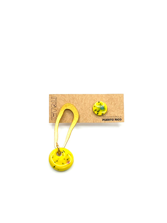 Itsari - PANTALLAS DESIGUALES CIRCULO / AMARILLO