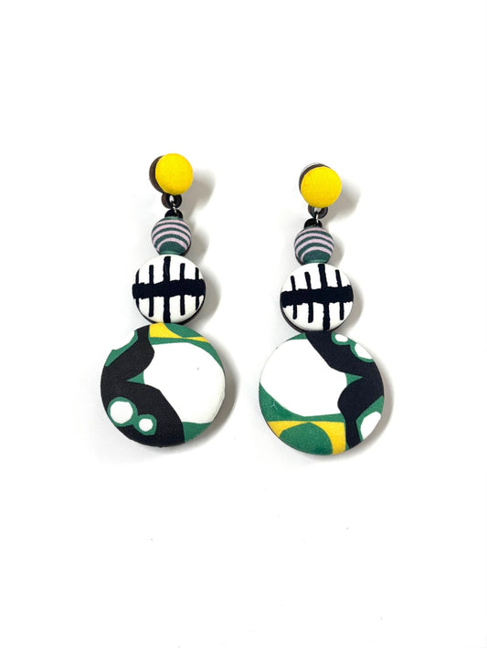 Botón de Azúcar - PANTALLAS GRANDES / VERDE NEGRO Y AMARILLO