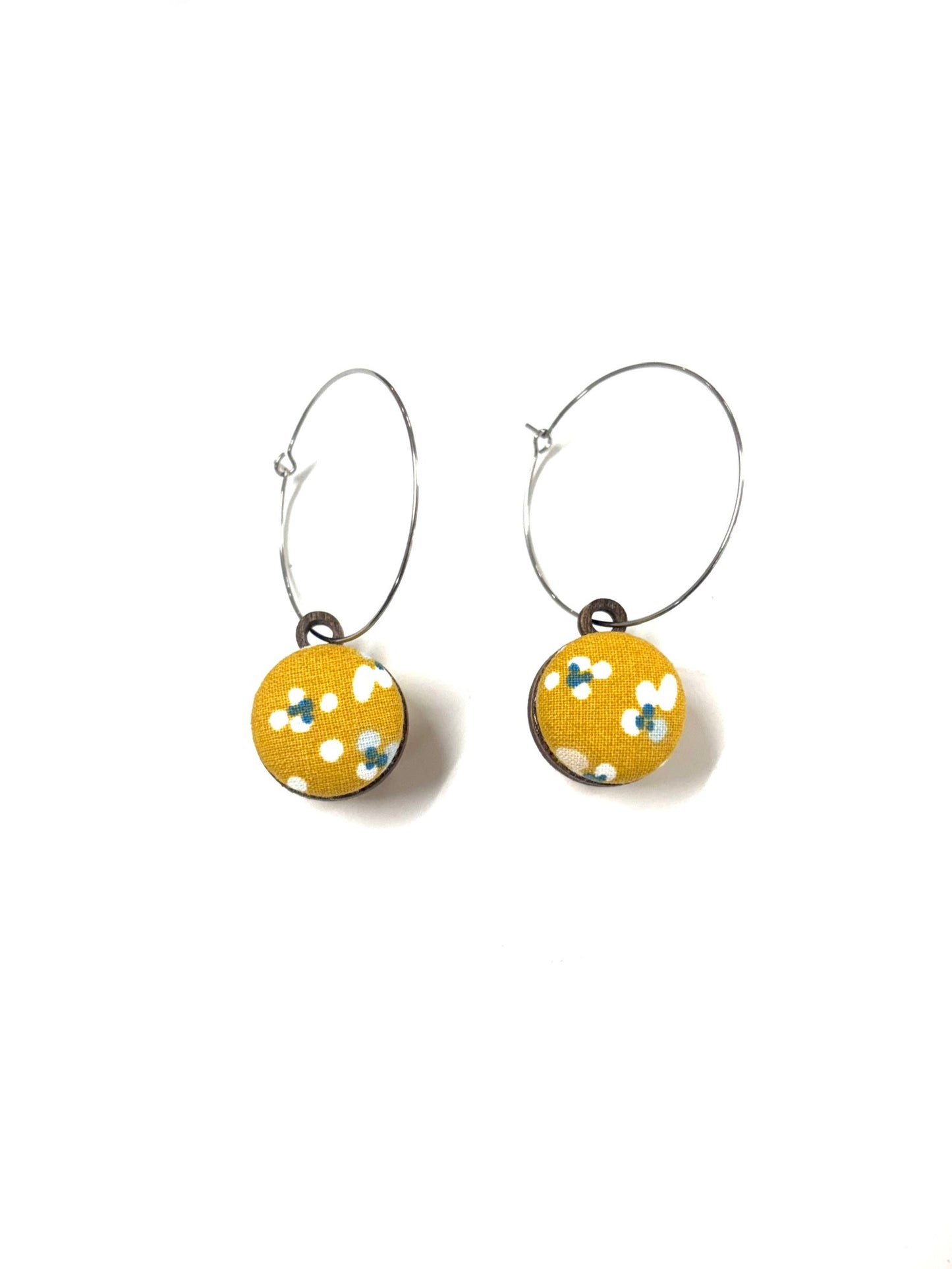 Botón de Azúcar - EVERYDAY HOOPS / FLORECITAS BLANCAS