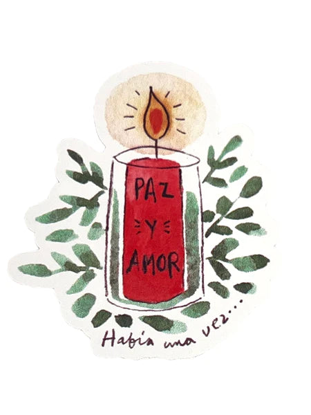Había Una Vez - STICKER "PAZ Y AMOR"