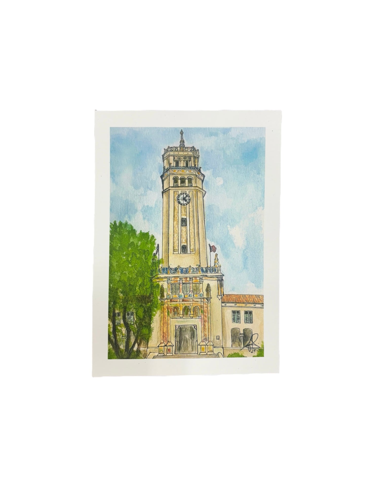 Allydan Arts - 5"X7" ART PRINT "TORRE UPR"