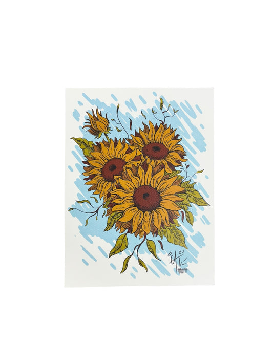 Bruma Designs - ART PRINT "GIRASOL" COLOR