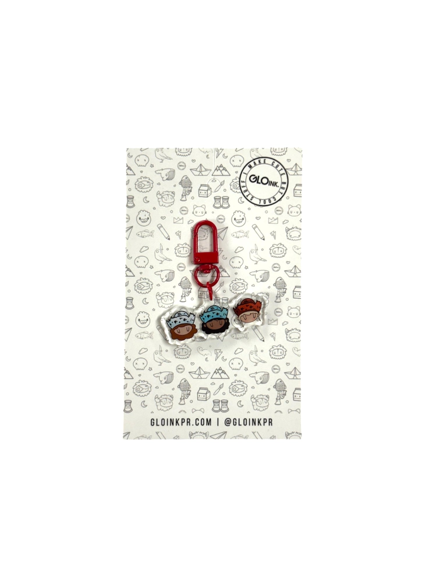 Glo Ink - LLAVEROS / VARIEDAD DE DISEÑOS