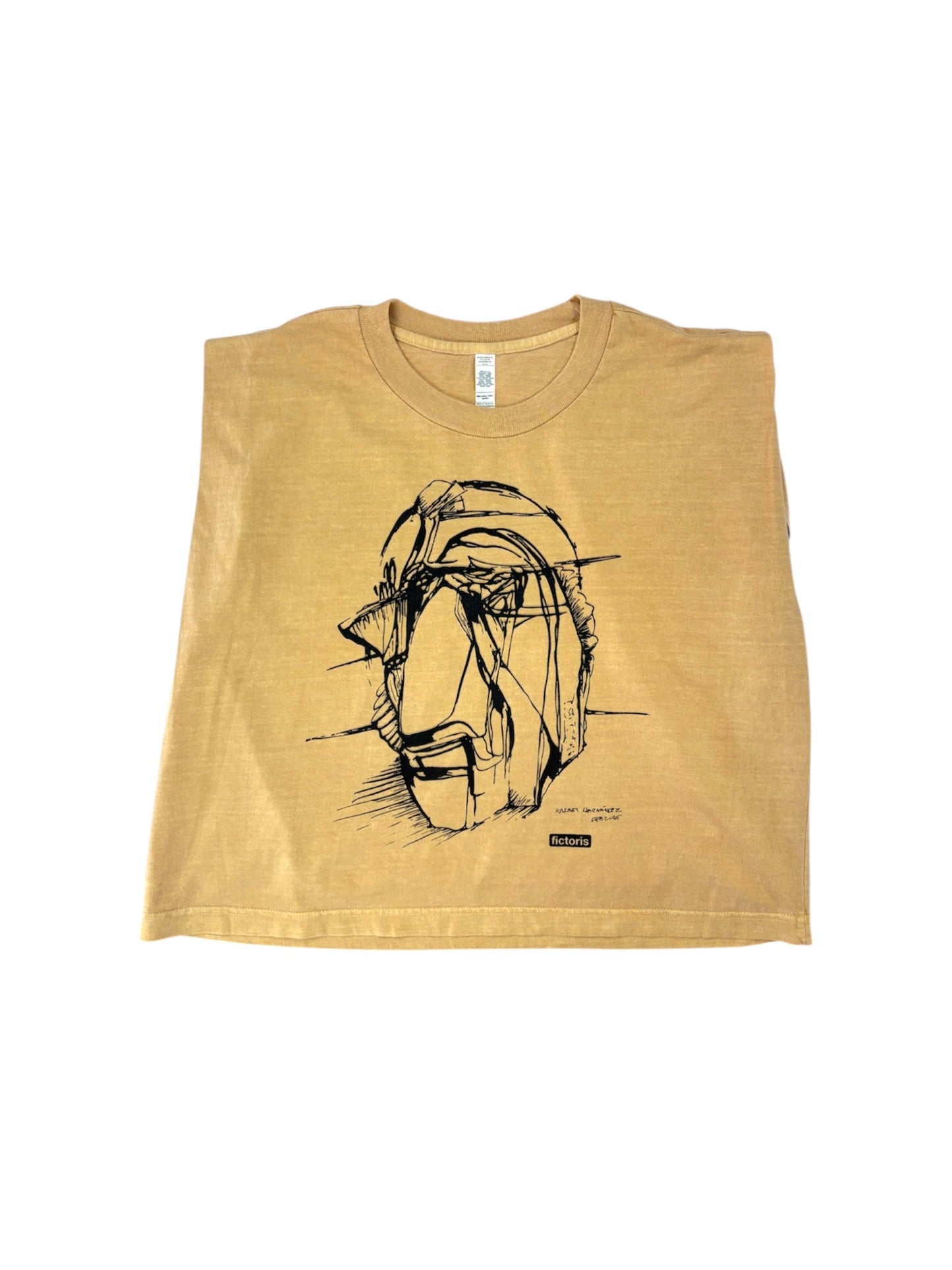 Fictoris - CROP MUSCLE TEE / ISLA