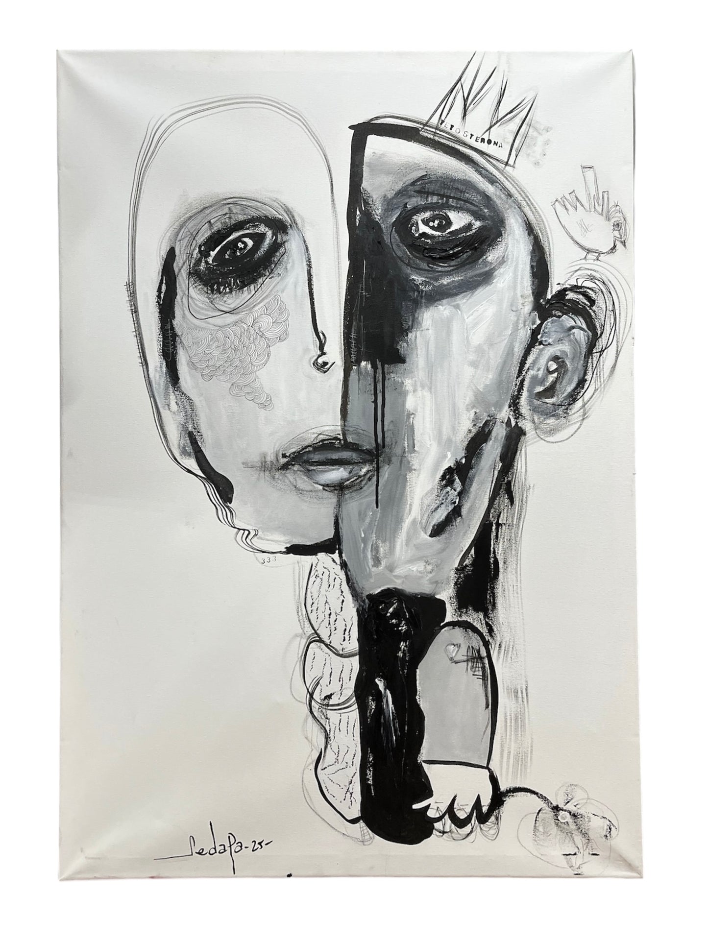 Sergio Dávila Parada - OBRA ORIGINAL "MUNDOS DIVIDIDOS"