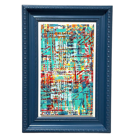 William Bass Morales - OBRA ORIGINAL SERIGRAFÍA AZULES