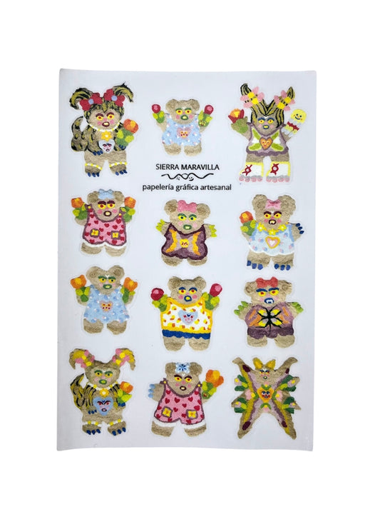 Alexandra Rodríguez - STICKER STICKER SHEET JUGUETONES