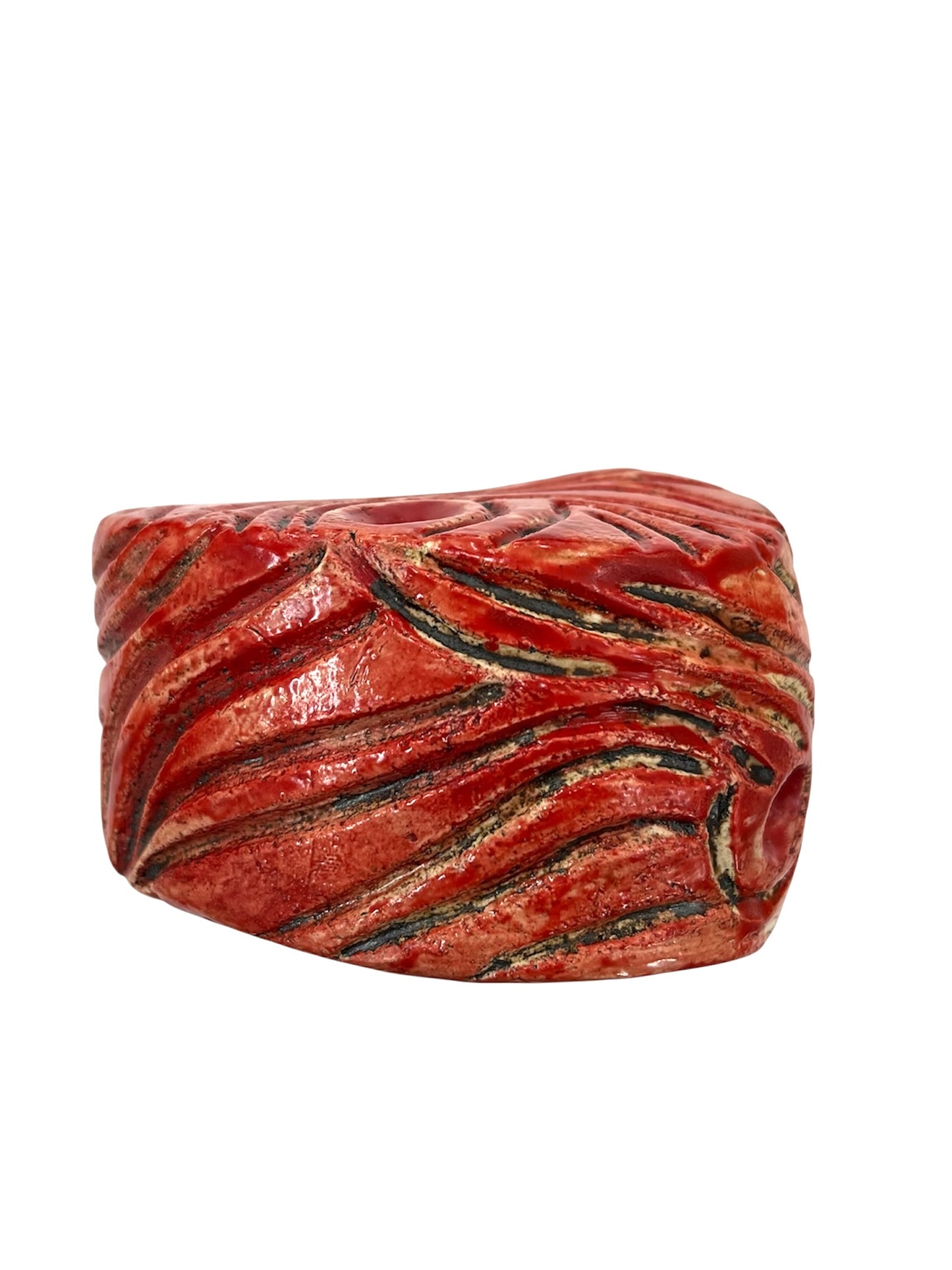 Taller Al Alimón - ESCULTURA ROJA CURVAS