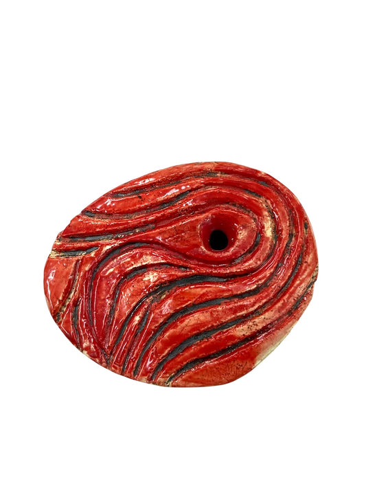 Taller Al Alimón - ESCULTURA ROJA CURVAS
