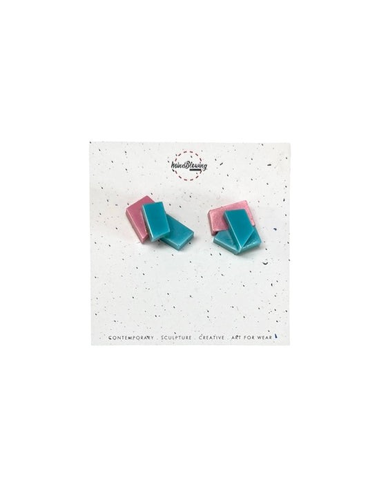 Mind Blowing Project - STUDS “COS” II ROSA/TURQUESA