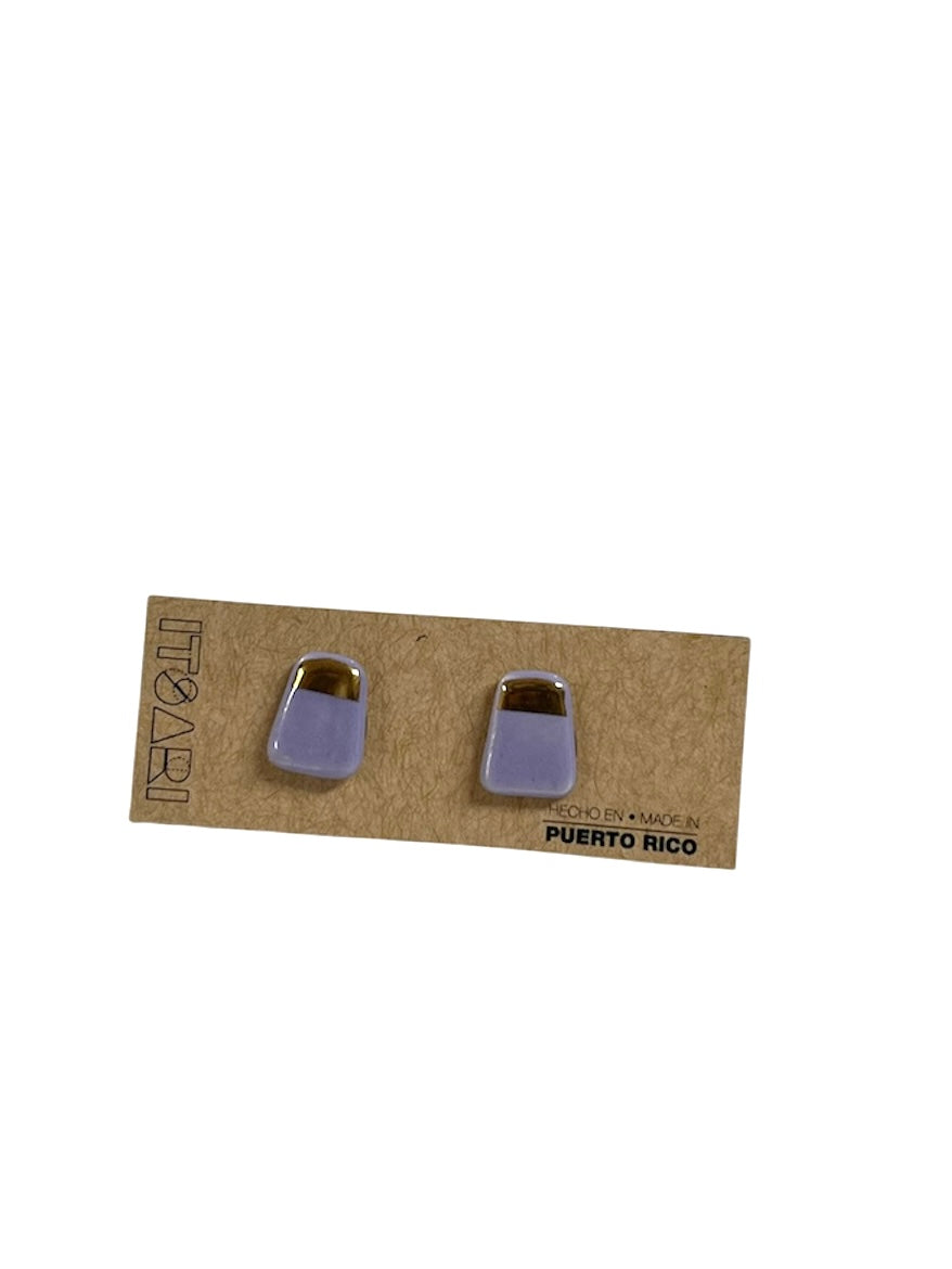 Itsari - STUDS 22K CIMA / VIOLETA
