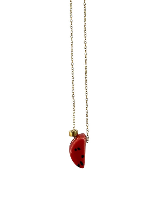 Itsari - COLLAR SEMI CÍRCULO / ROJO