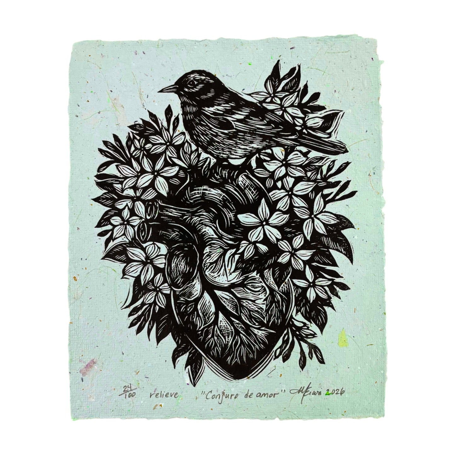 Merari Montalvo - GRABADO "CONJURO DE AMOR"