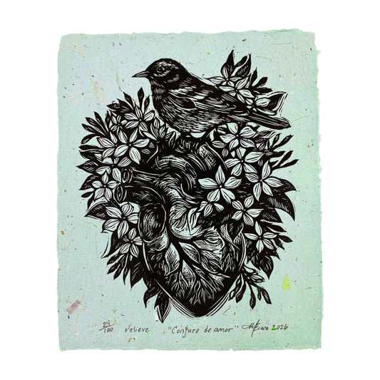 Merari Montalvo - GRABADO "CONJURO DE AMOR"