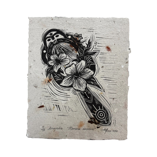Merari Montalvo - GRABADO "MEMORIA ANCESTRAL"