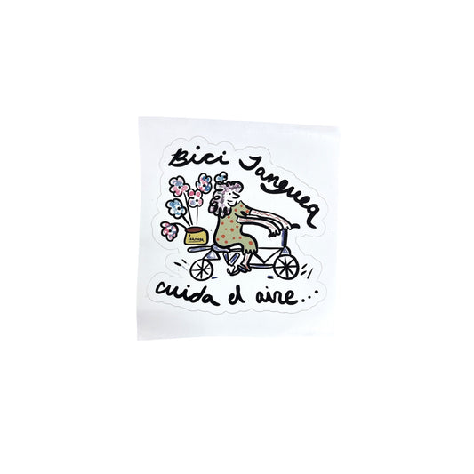 Jimena Lloreda - STICKER "BICIJANGUEO"