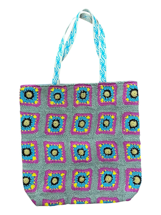 FERNANDO SOSA - Bolso /  TURQUESA CROCHET